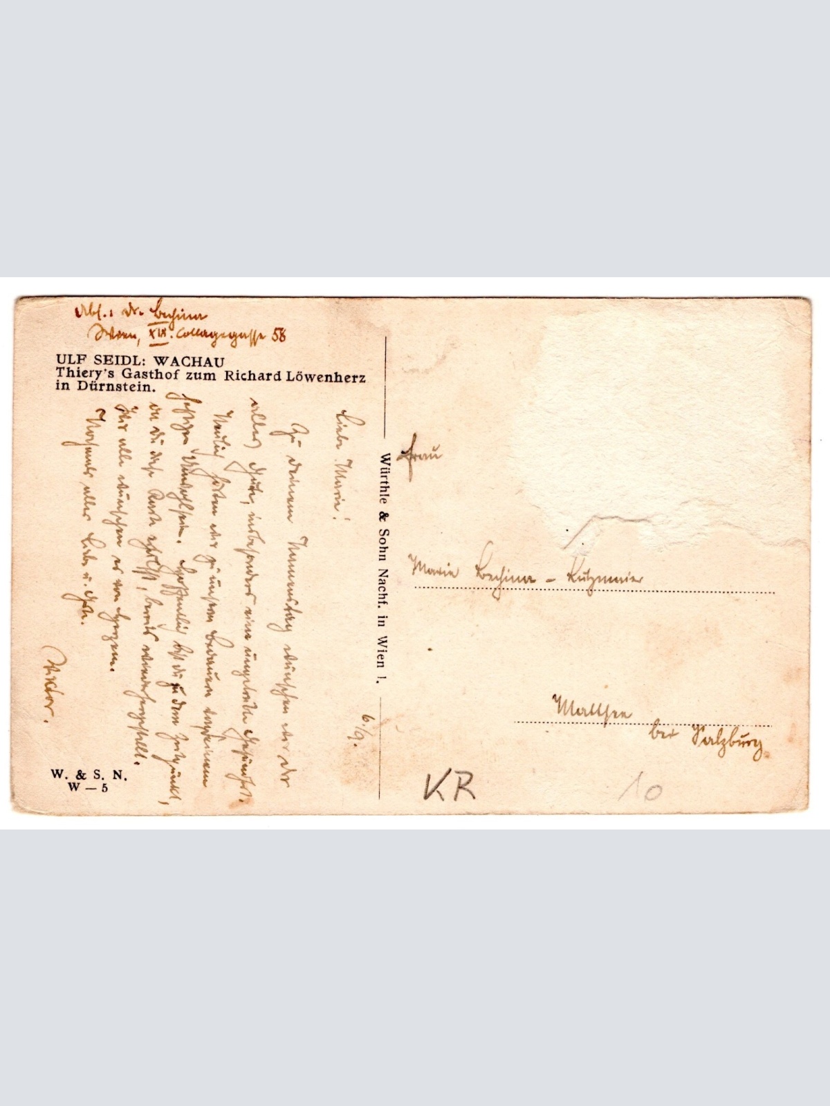 AK, Dürnstein, Niederösterreich, Ansichtskarte (S6001)