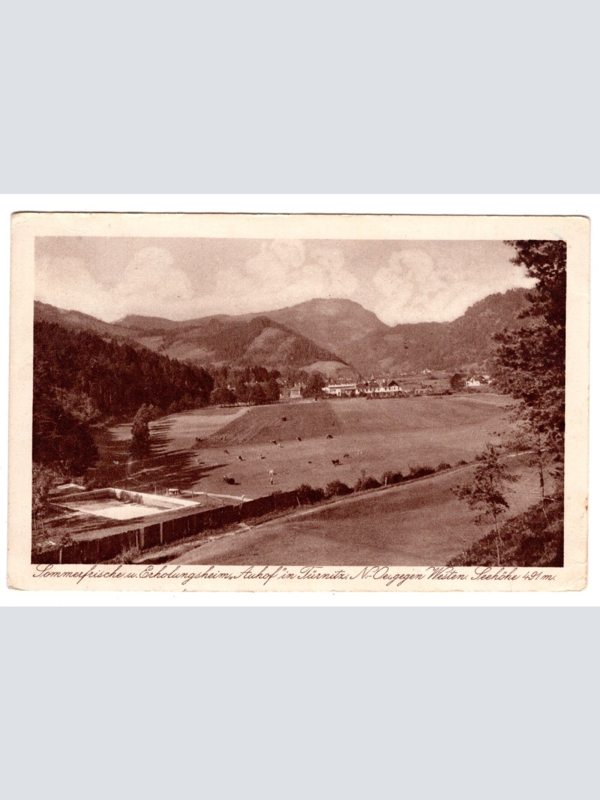 AK, Erholungsheim, Auhof in Türnitz, Niederösterreich, Ansichtskarte (S6019)