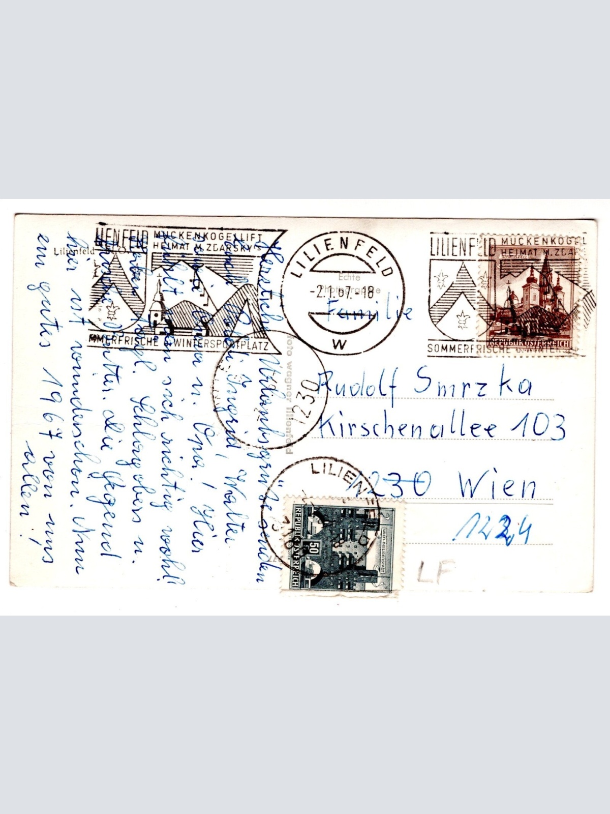 AK, Lilienfeld, Niederösterreich, Ansichtskarte (S6021)