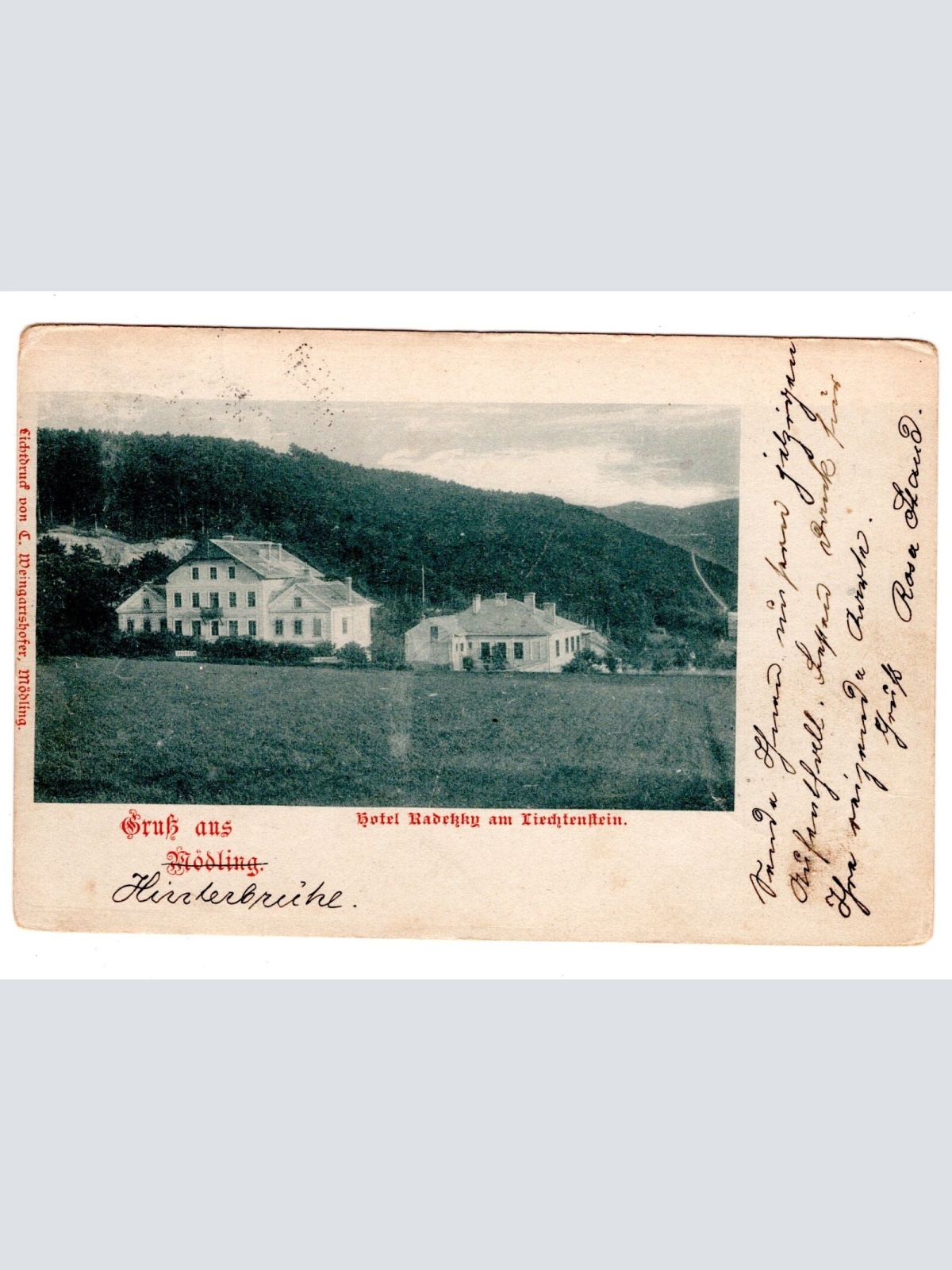 AK, Mödling, Hotel Radetzky, Niederösterreich, Ansichtskarte (S6042)