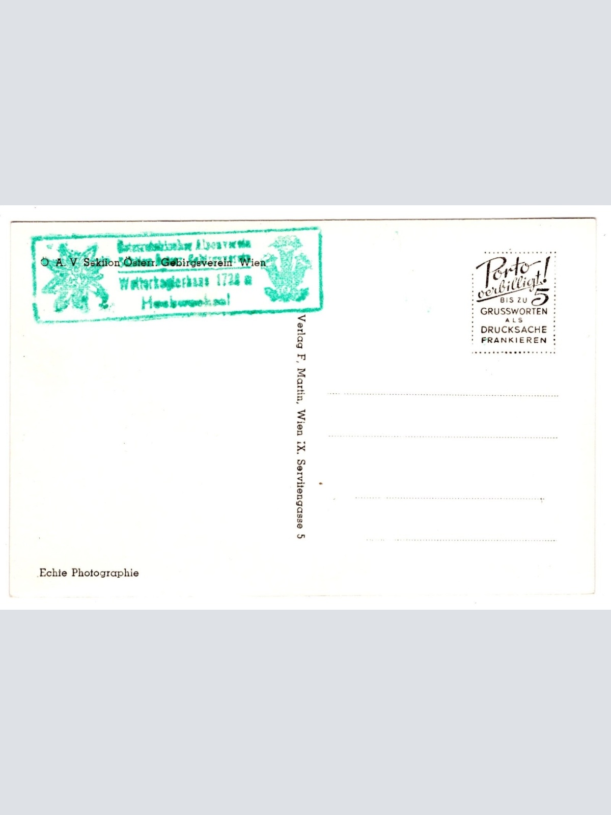 AK, Weiterkoglerhaus am Hochwechsel, Niederösterreich, Ansichtskarte (S6051)