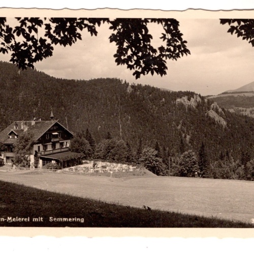 AK, Südbahn-Meierei, Semmering, Niederösterreich, Ansichtskarte (S6053)