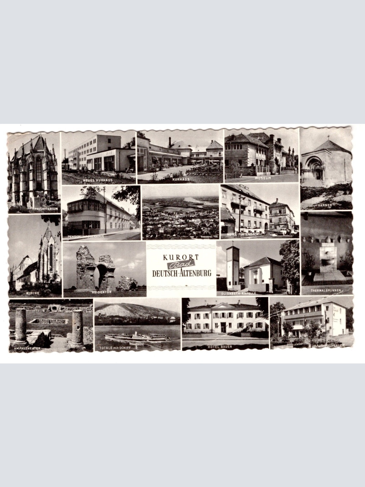 AK, Bad Deutsch Altenburg, Niederösterreich, Ansichtskarte (S6064)