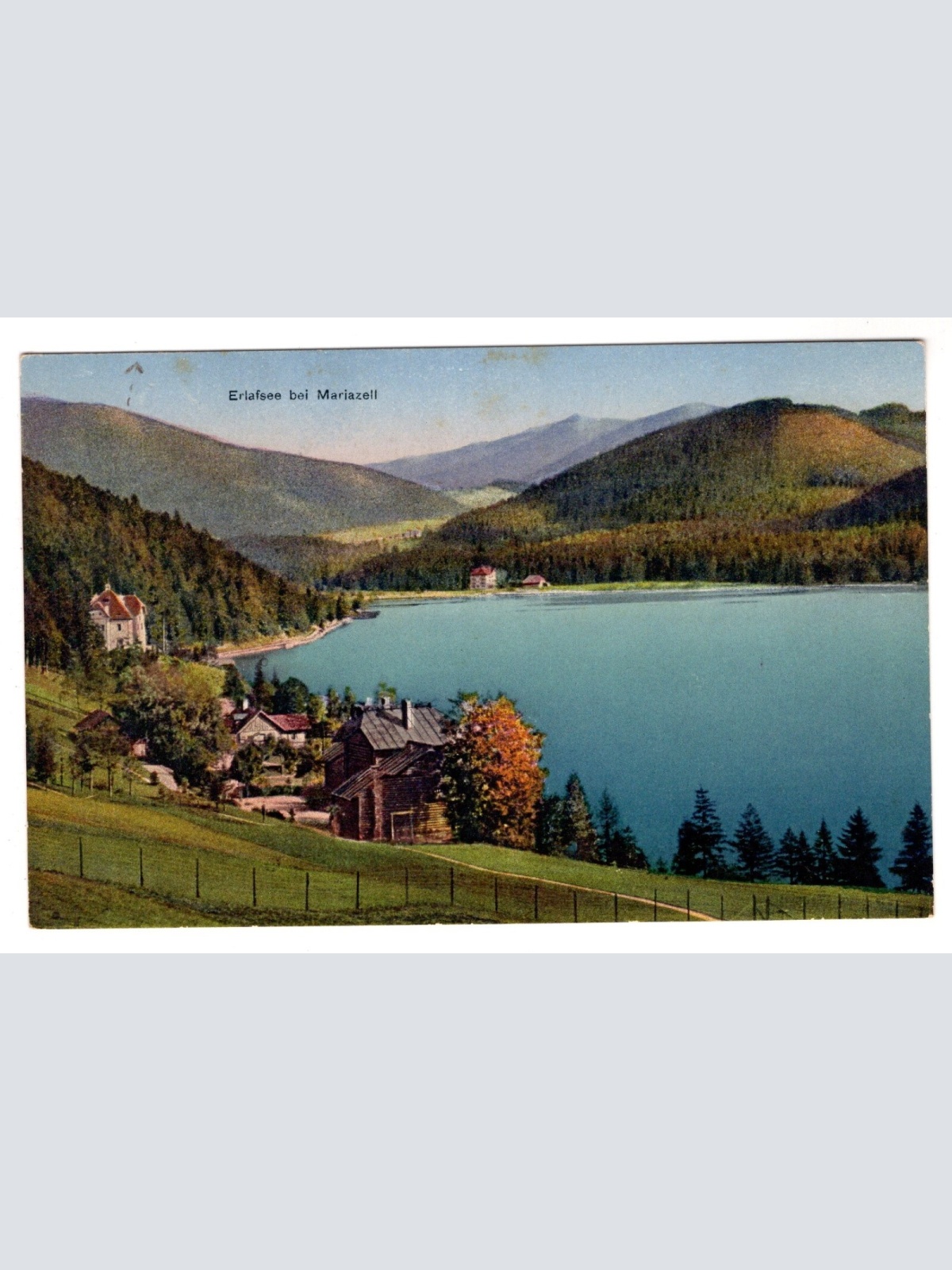 AK, Erlaufsee bei Mariazell, Steiermark, Ansichtskarte (S6071)