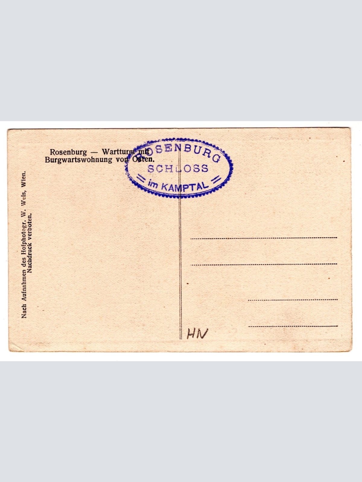 AK, Rosenburg, Wartturm, Niederösterreich, Ansichtskarte (S6091)