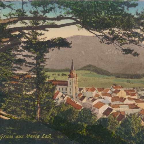 AK Gruss aus Maria Zell Steiermark Ansichtskarte (14416)