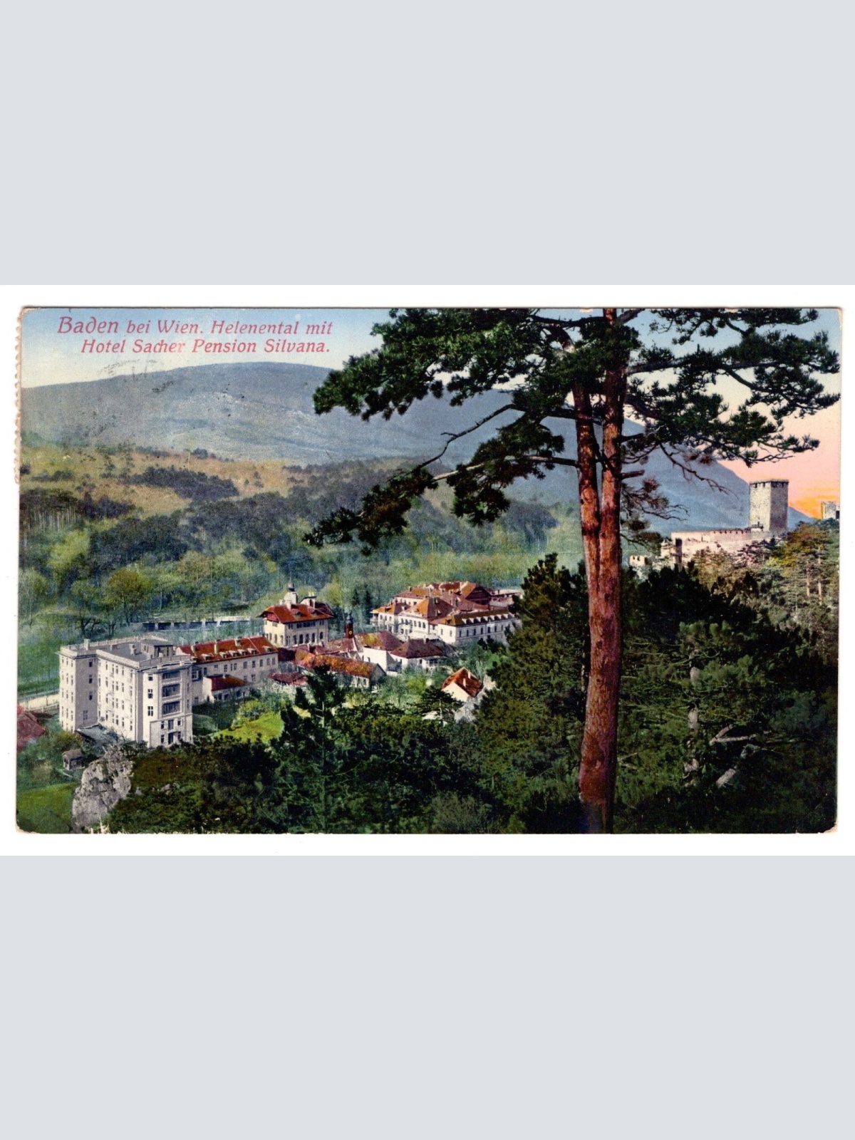 AK, Baden bei Wien, Pension Silvana, Niederösterreich, Ansichtskarte (S6166)