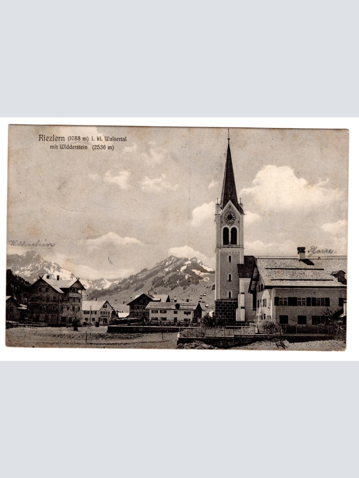 AK, Riezlern im Klein Walsertal, Vorarlberg, Ansichtskarte (S6180)