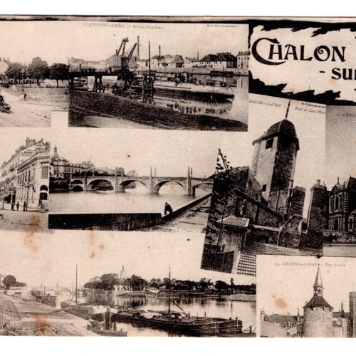 AK, Chalon-sur-Saône, Frankreich, Ansichtskarte (S6191)