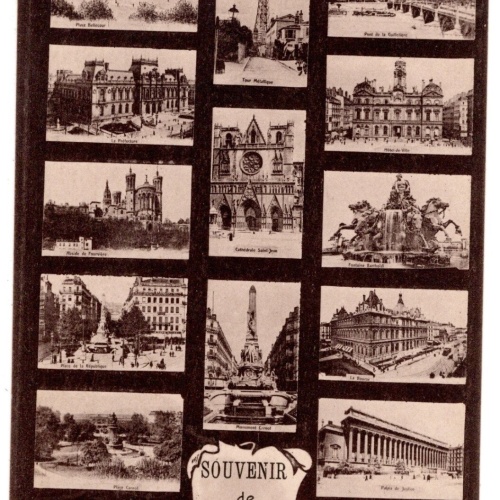 AK, Souvenir de Lyon, Frankreich, Ansichtskarte (S6199)
