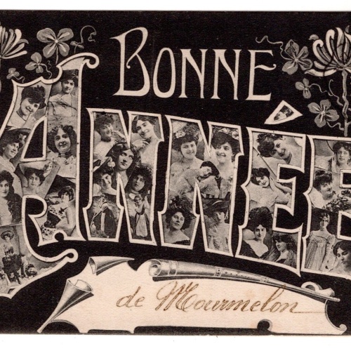 AK, Bonne Annee, de Mourmelon, Frankreich, Ansichtskarte (S6228)