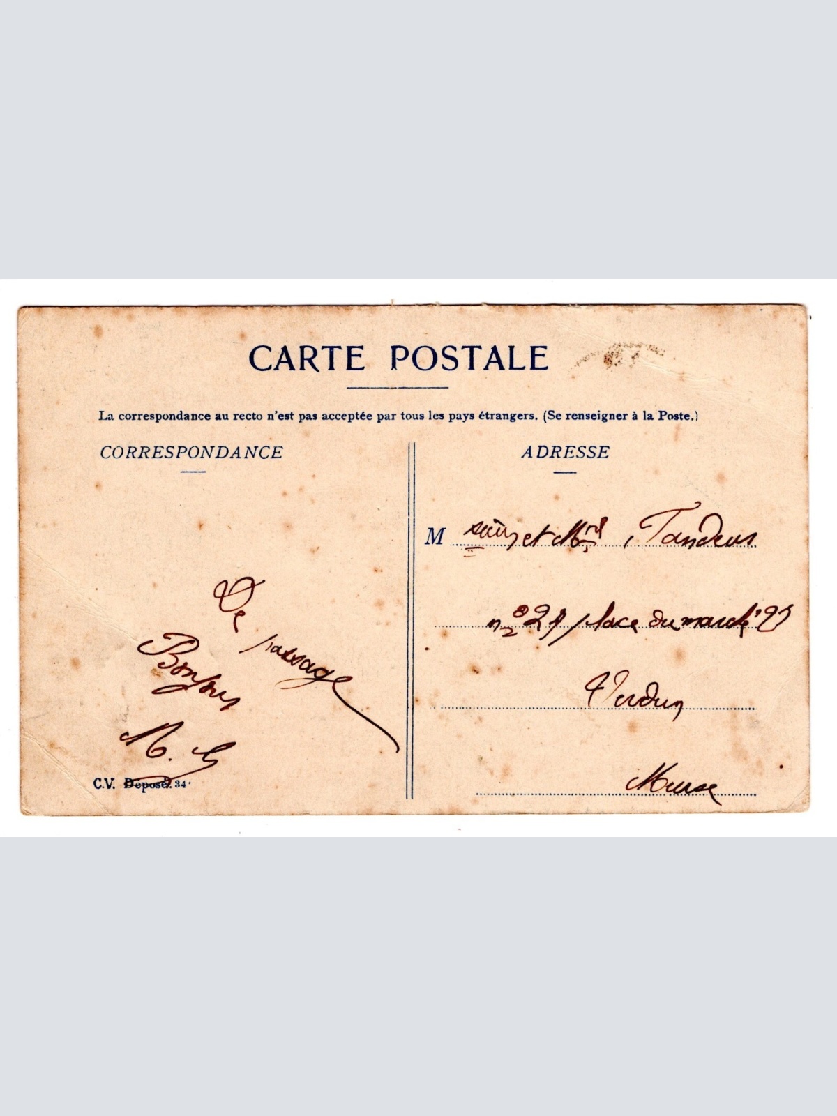 AK, Hermeville, Frankreich, Ansichtskarte (S6233)