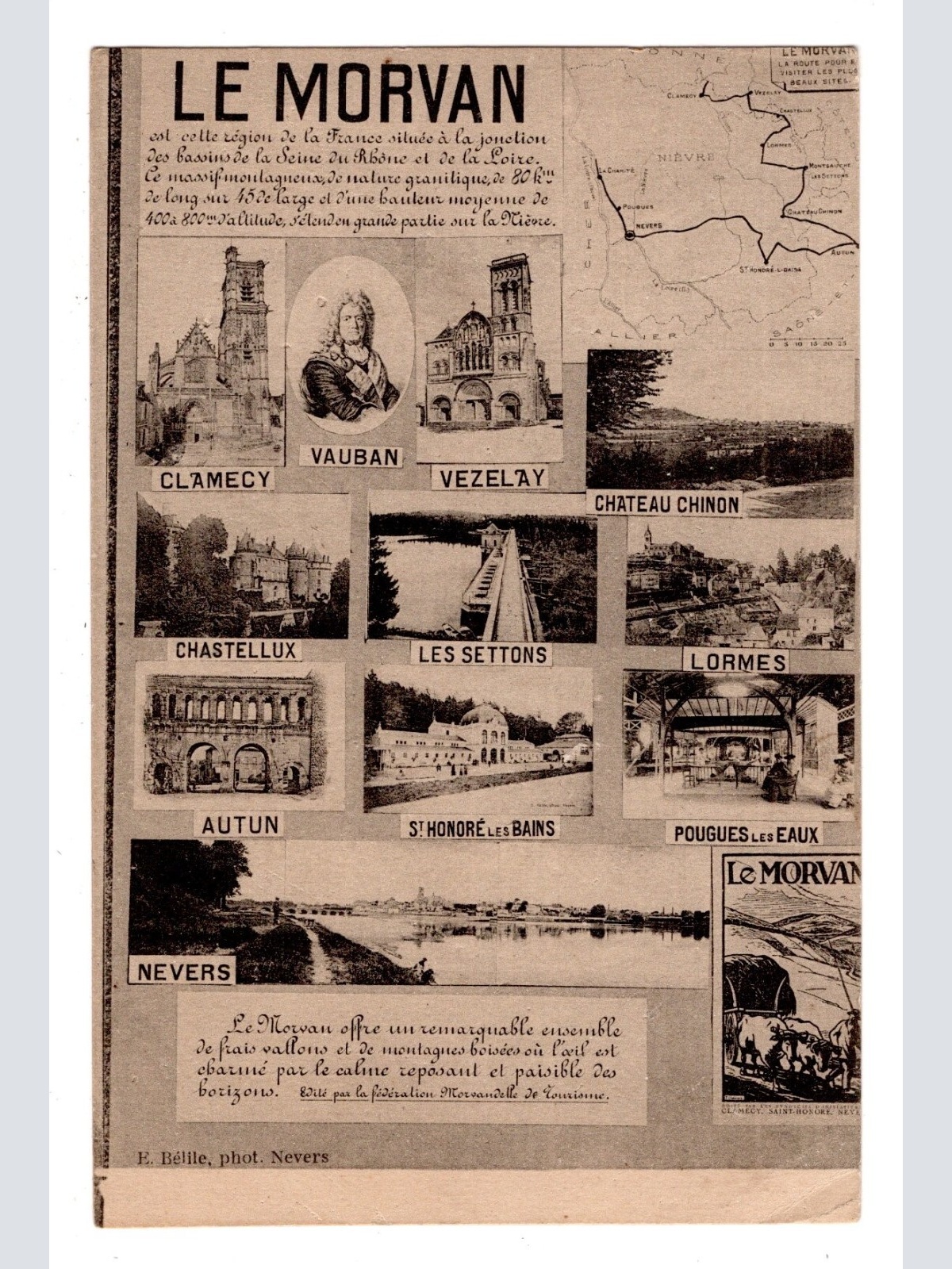 AK, Le Morvan, Frankreich, Ansichtskarte (S6244)