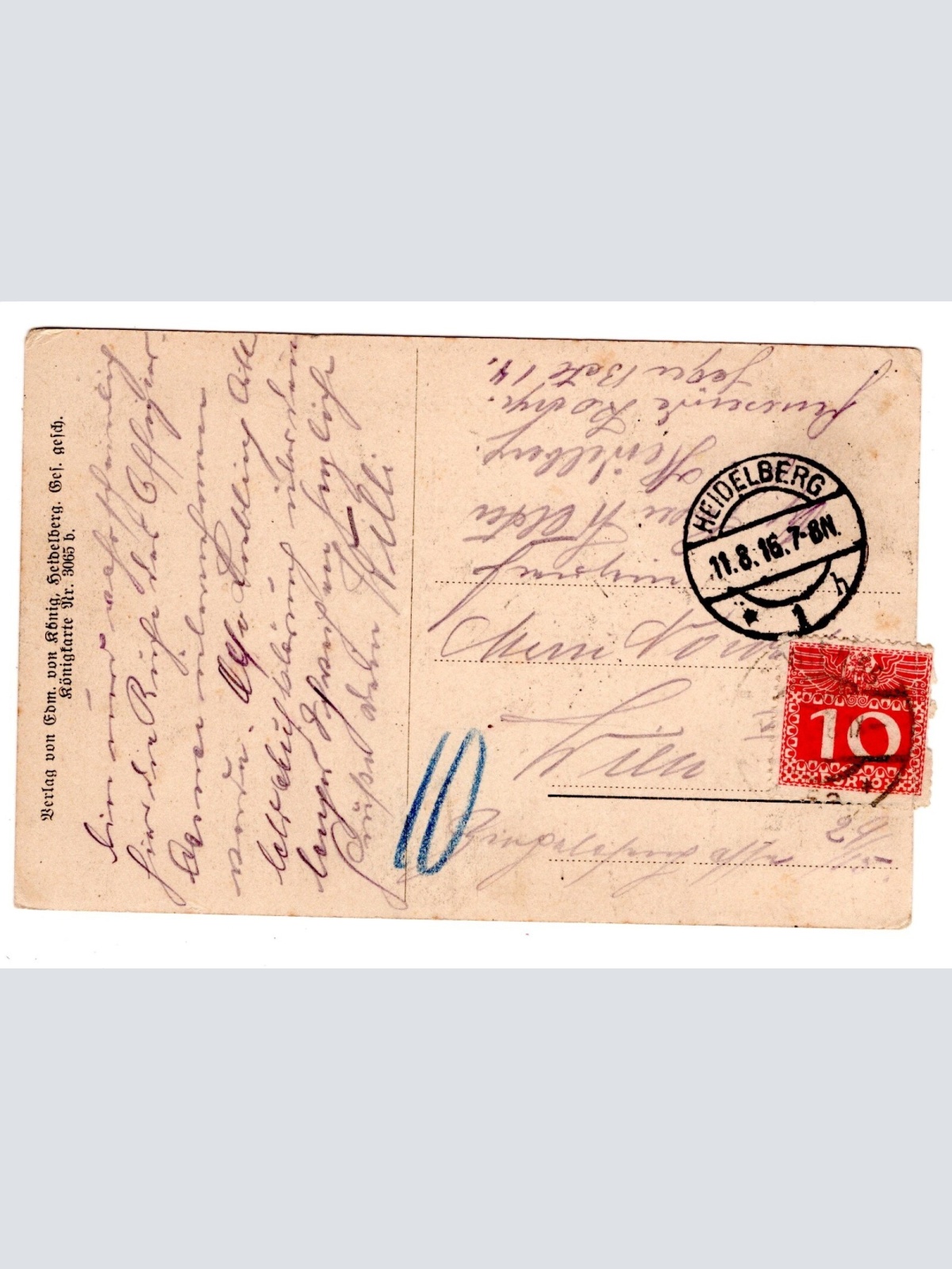 AK, Heidelberg, Baden-Württemberg, Ansichtskarte (S6261)