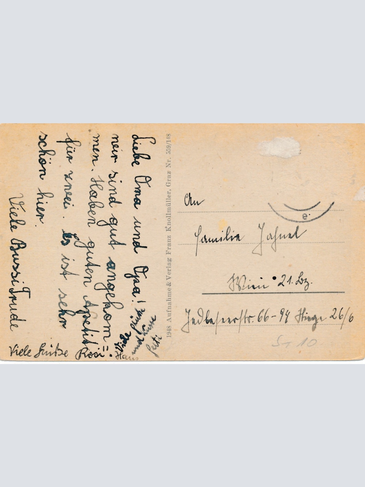 AK aus Eisenerz mit Kaiserschild Steiermark Ansichtskarte (14458)