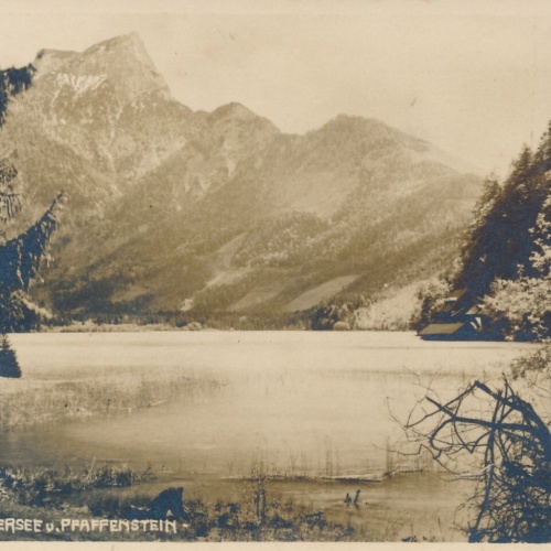 AK vom Leopoldsteinersee und Pfaffenstein Steiermark Ansichtskarte (14480)