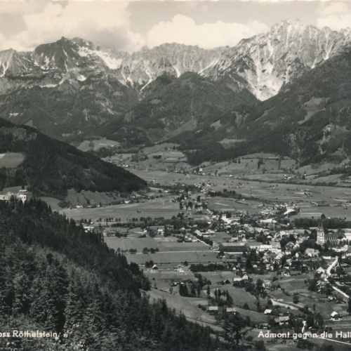 AK aus Admont geg Hallermauern Steiermark Ansichtskarte (14508)