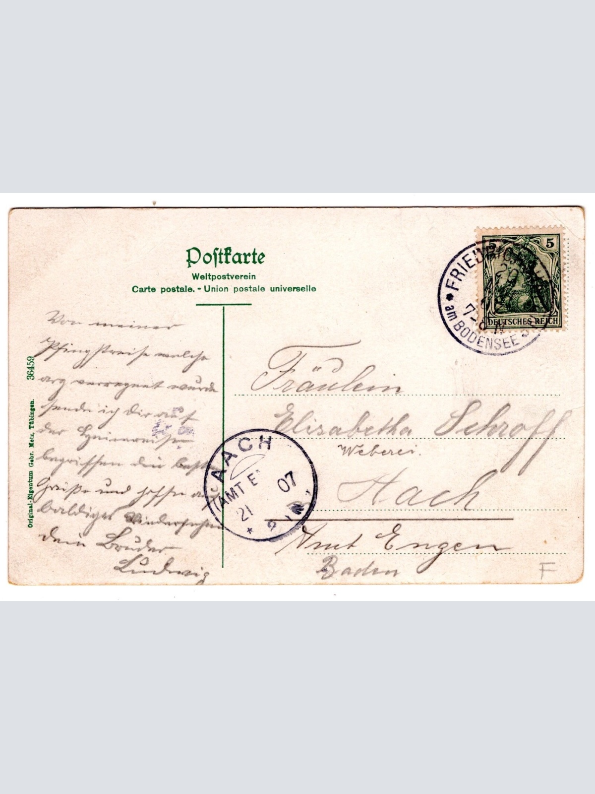 AK, Friedrichshafen, Baden-Württemberg, Ansichtskarte (S6278)