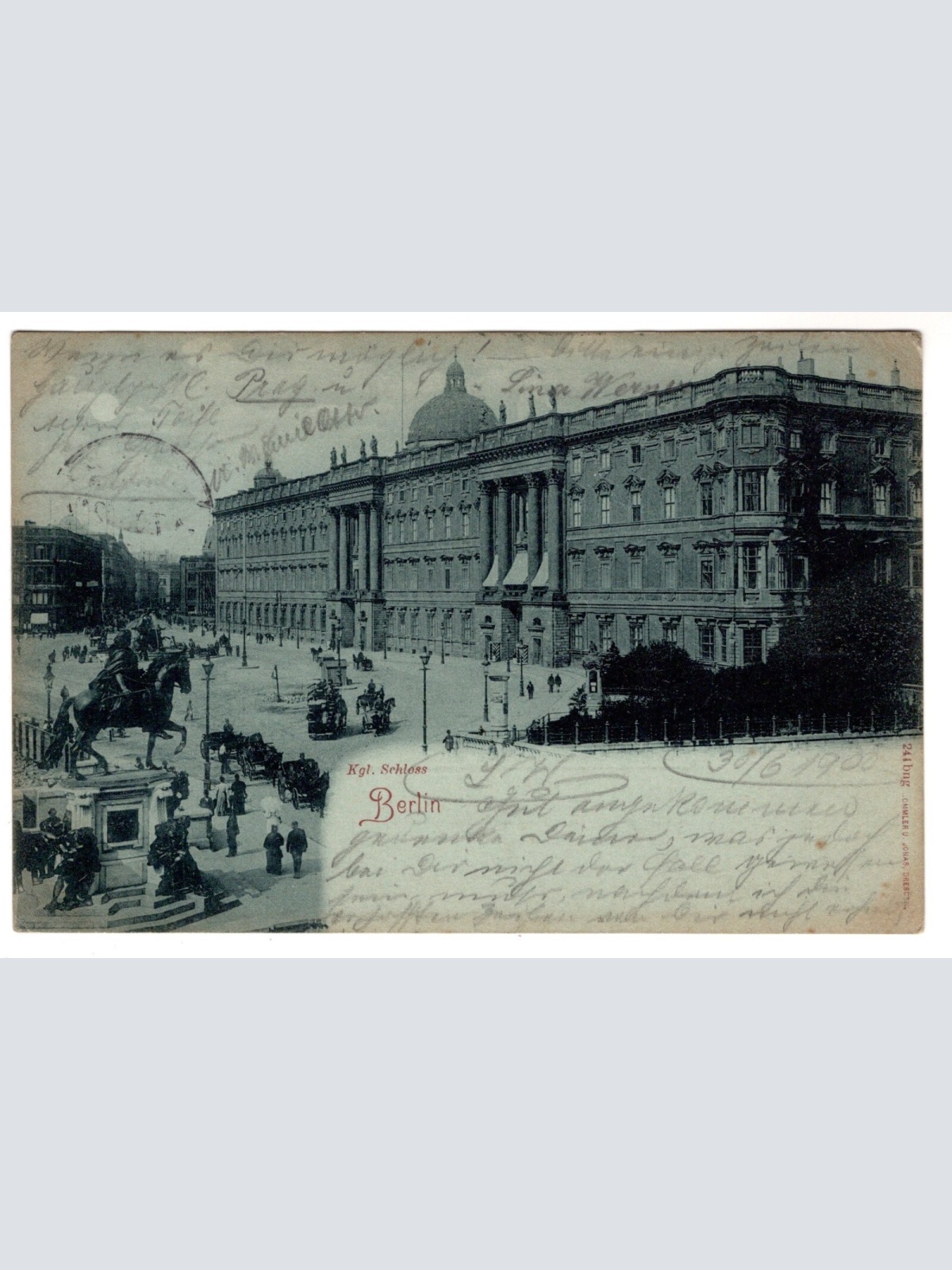 AK, Kgl. Schloss, Berlin, Ansichtskarte (S6292)