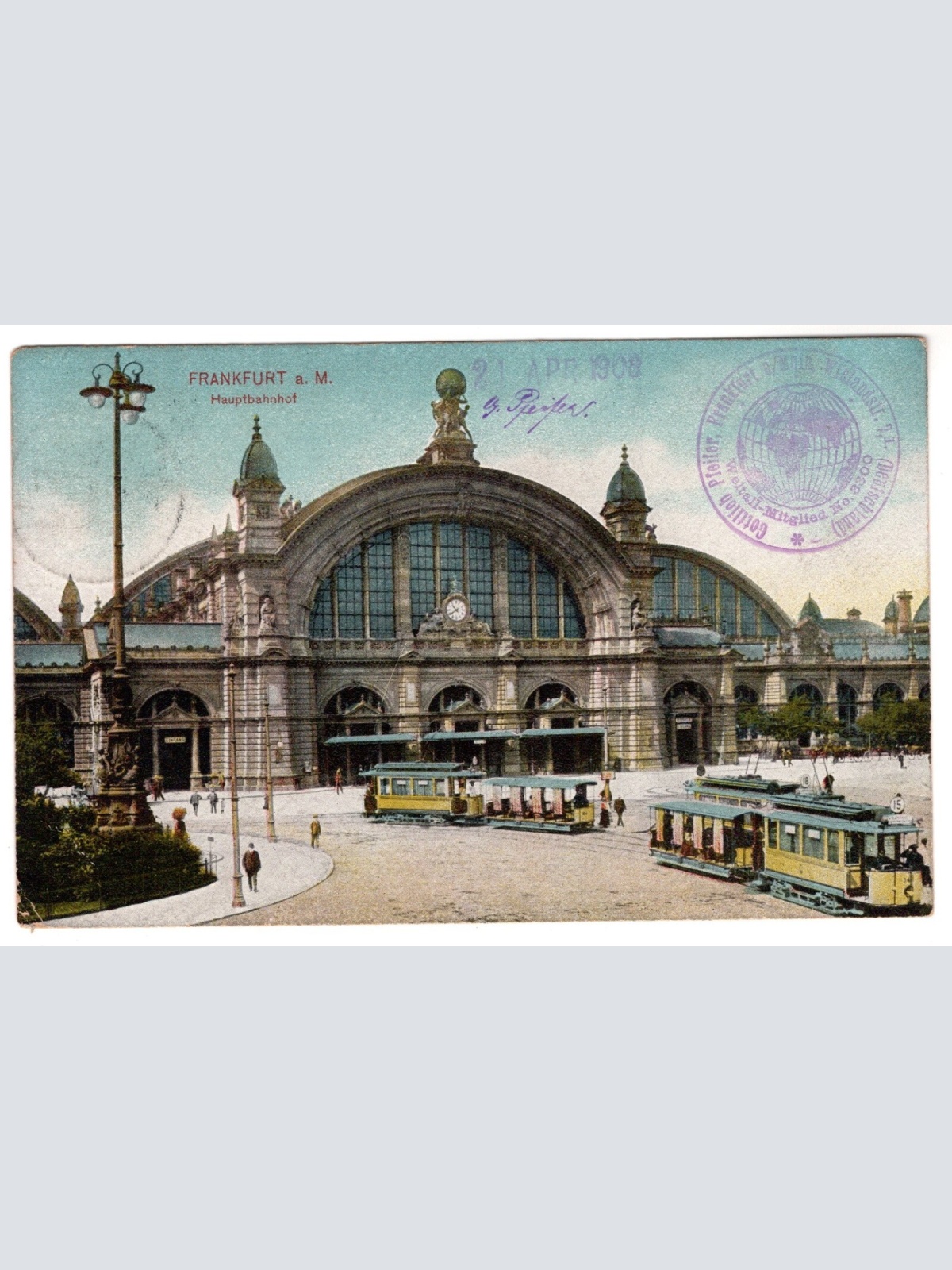 AK, Frankfurt am Main, Hessen, Hauptbahnhof, Ansichtskarte (S6293)