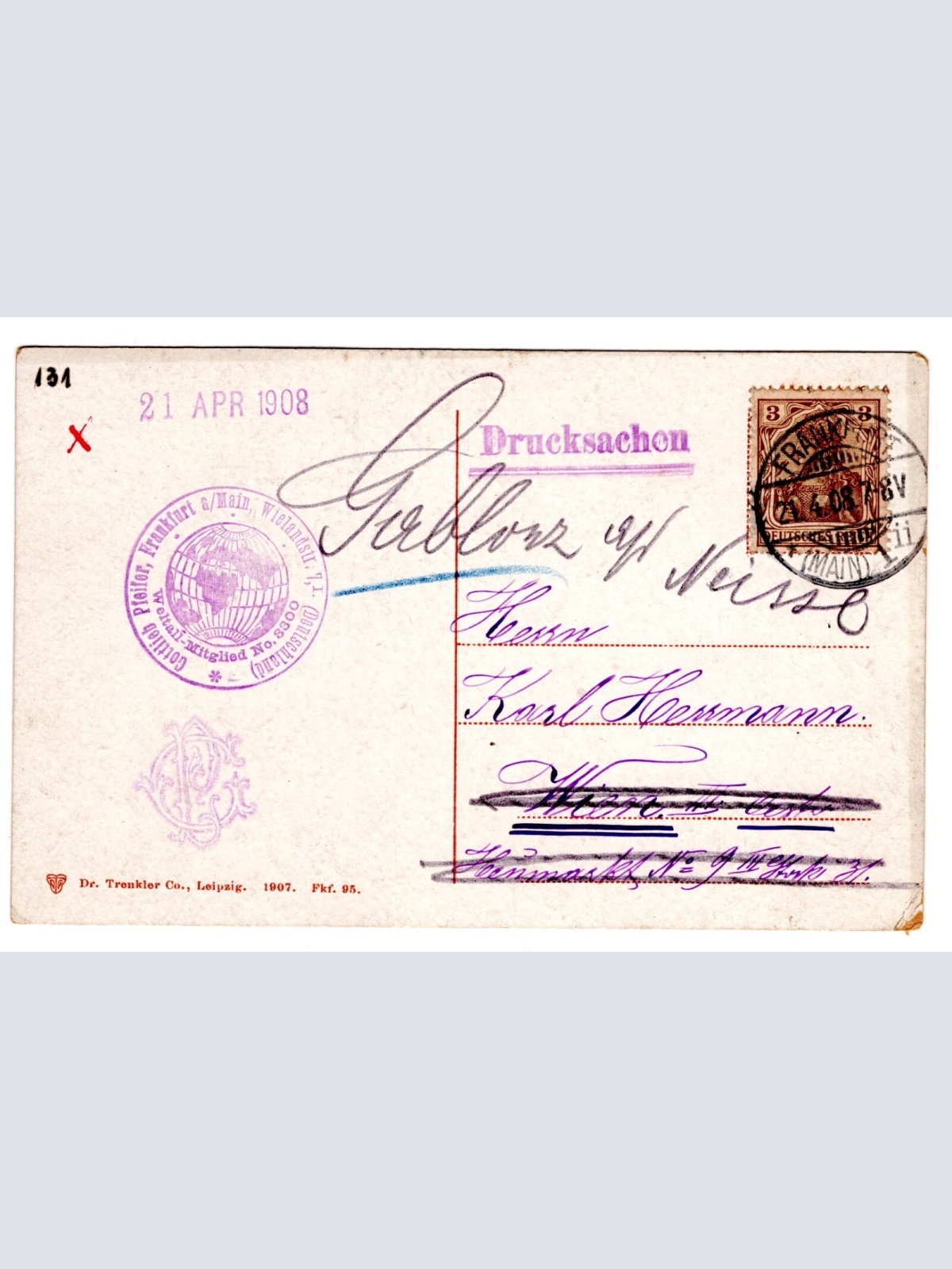 AK, Frankfurt am Main, Hessen, Hauptbahnhof, Ansichtskarte (S6293)