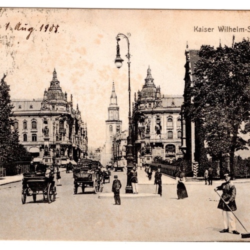 AK, Berlin, Kaiser Wilhelm-Straße, Ansichtskarte (S6303)