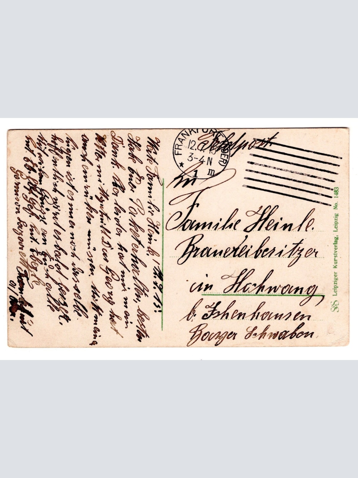 AK, Frankfurt, Partei an der Buschmühle, Brandenburg, Ansichtskarte (S6315)