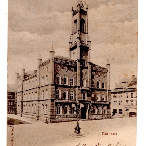 AK, Kamenz, Rathaus, Sachsen, Ansichtskarte (S6322)