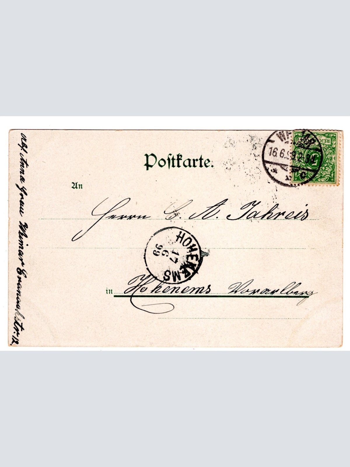 AK, Weimar, Thüringen, Schillerhaus, Ansichtskarte (S6330)