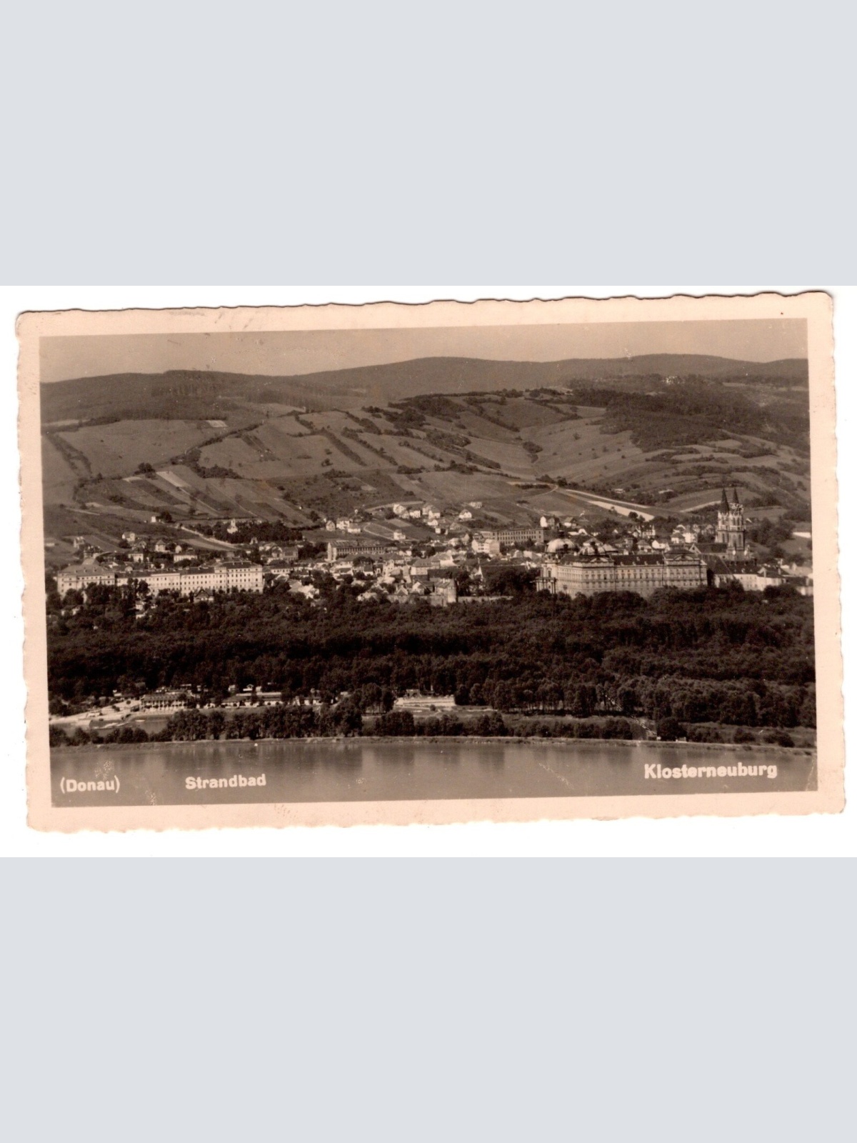 AK, Strandbad, Klosterneuburg, Niederösterreich, Ansichtskarte (S6351)