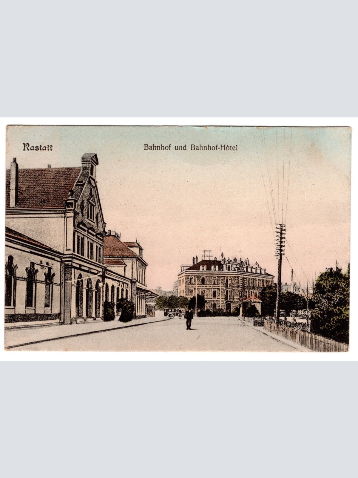 AK, Rastatt, Baden-Württemberg, Bahnhof, Ansichtskarte (S6356)