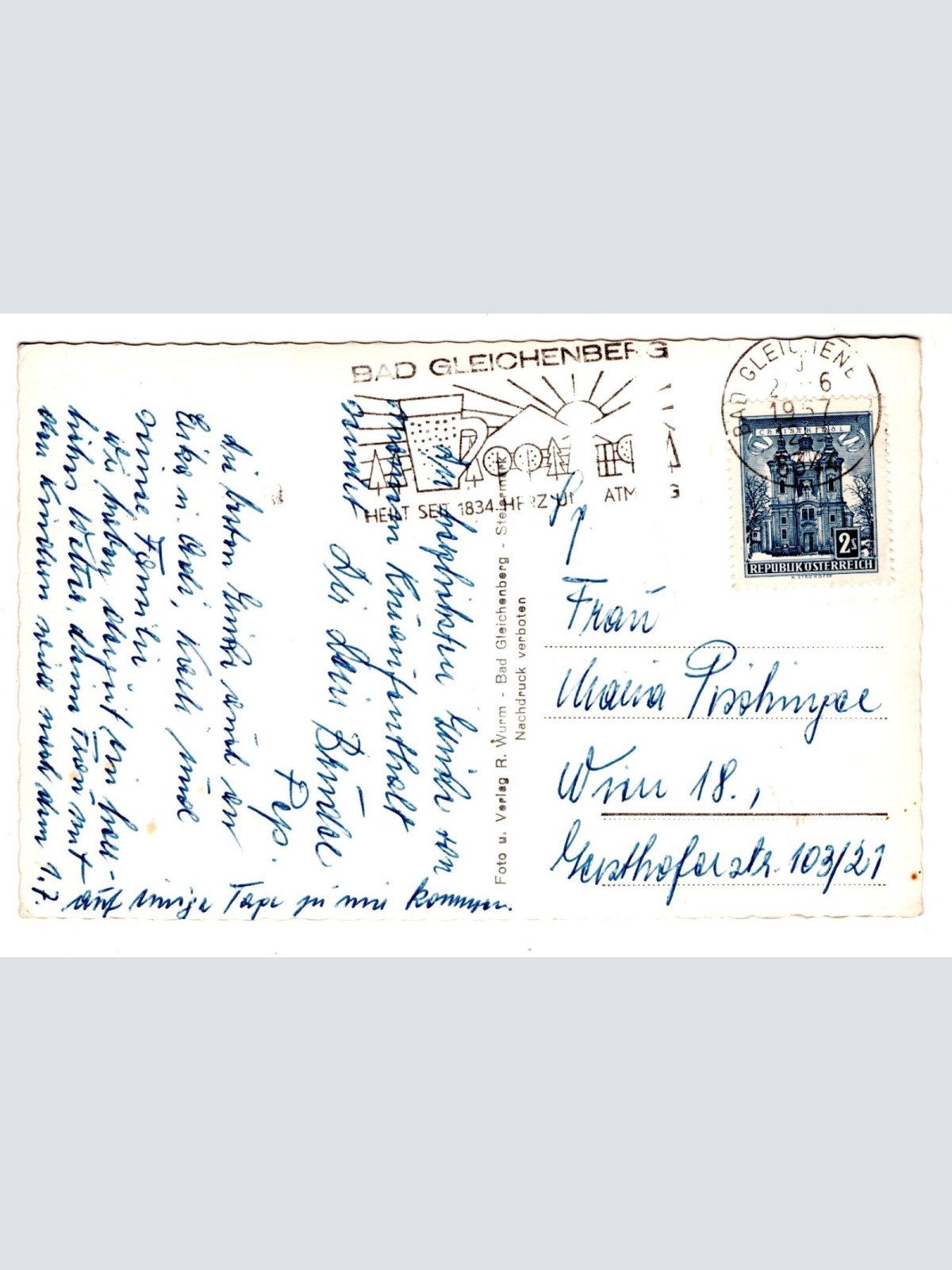 AK, Bad Gleichenberg, Steiermark, Ansichtskarte (S6374)