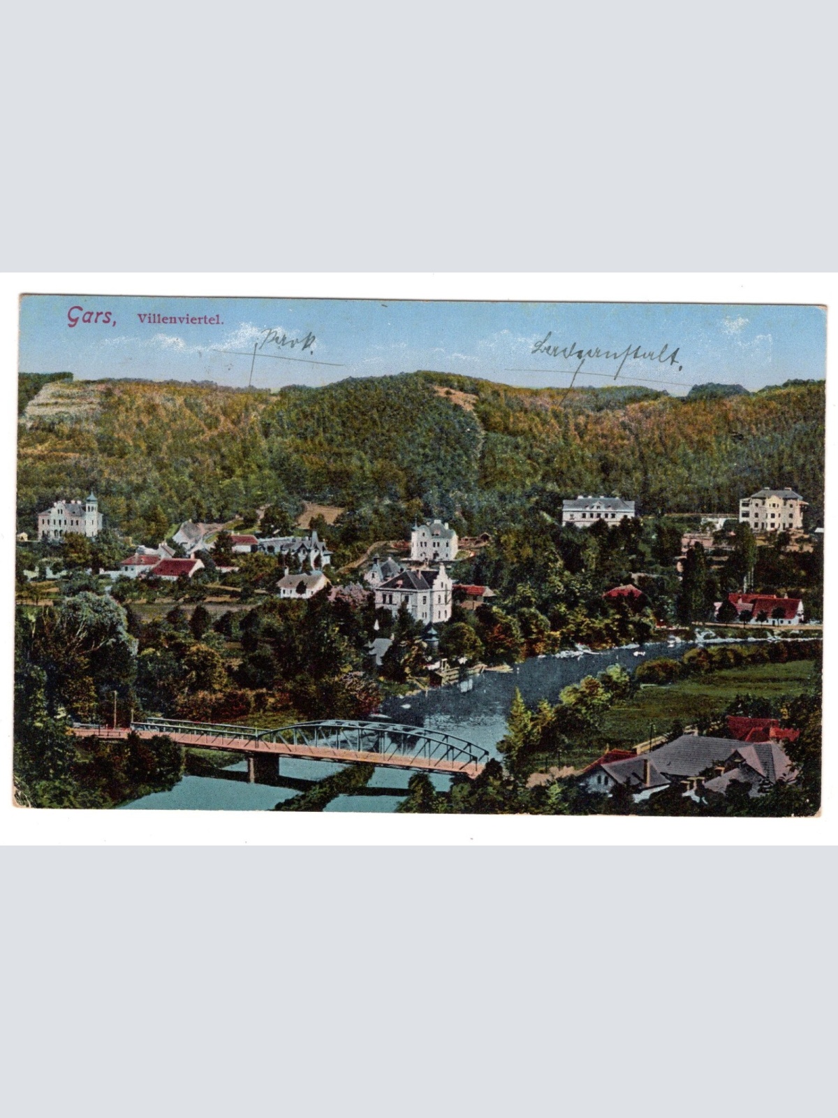 AK, Gars, Villenviertel, Niederösterreich, Ansichtskarte (S6375)