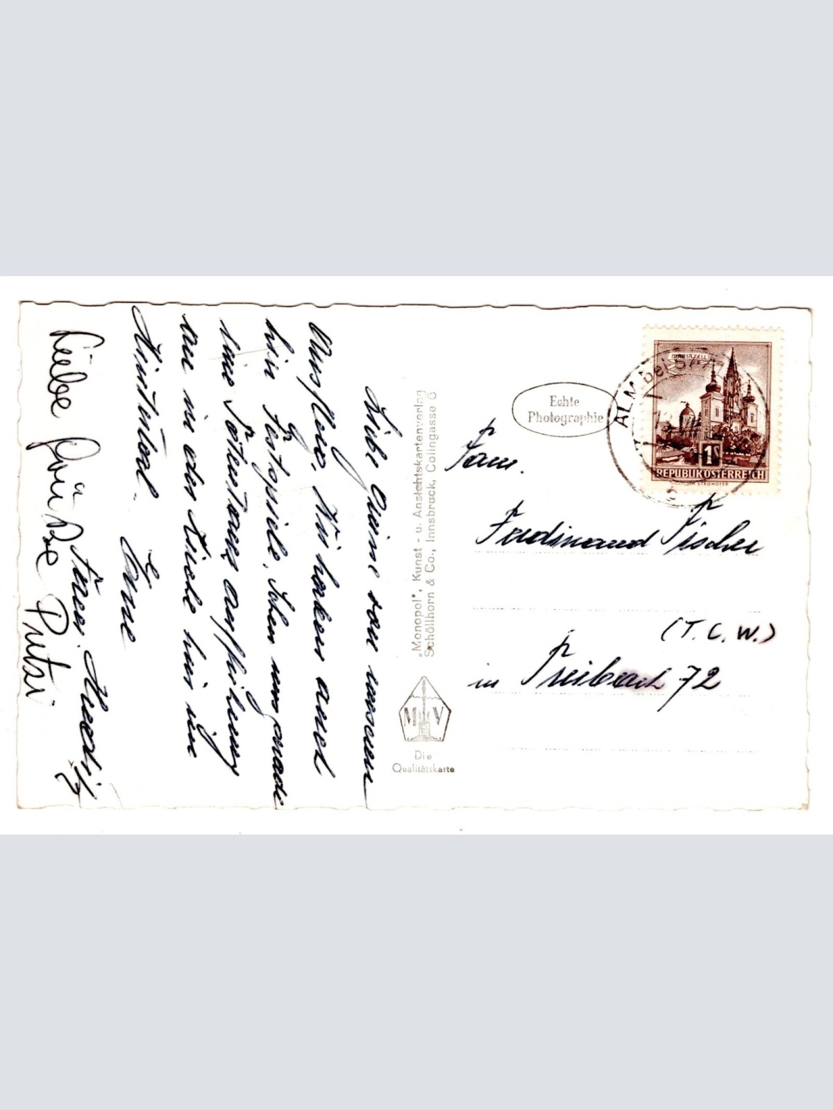 AK, Saalfelden, Salzburg, Ansichtskarte (S6383)