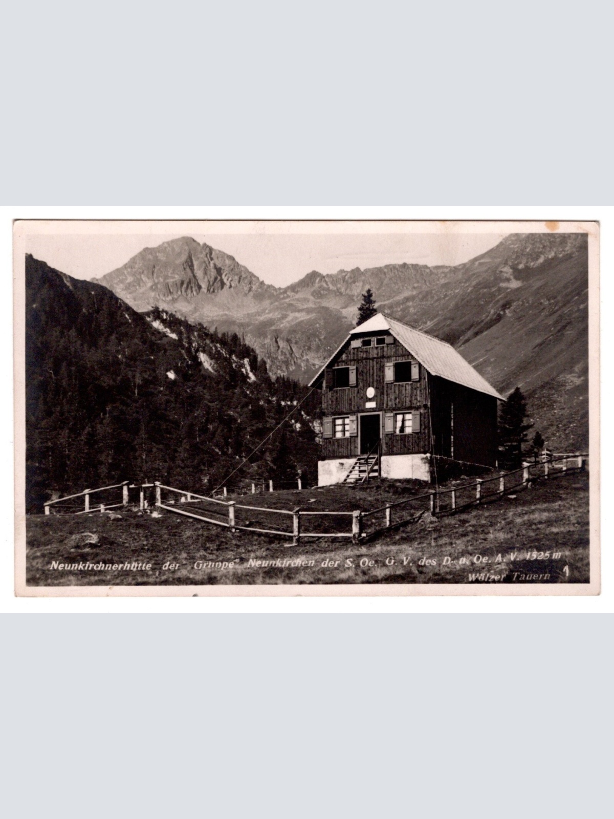 AK, Neunkirchner Hütte, Steiermark, Ansichtskarte (S6397)