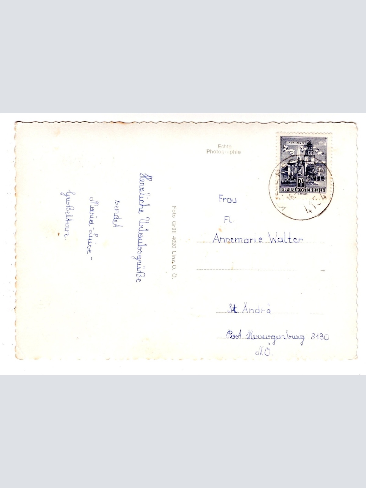 AK, Kollerschlag, Fliegeraufnahme Nr. 1, Oberösterreich, Ansichtskarte (S6406)