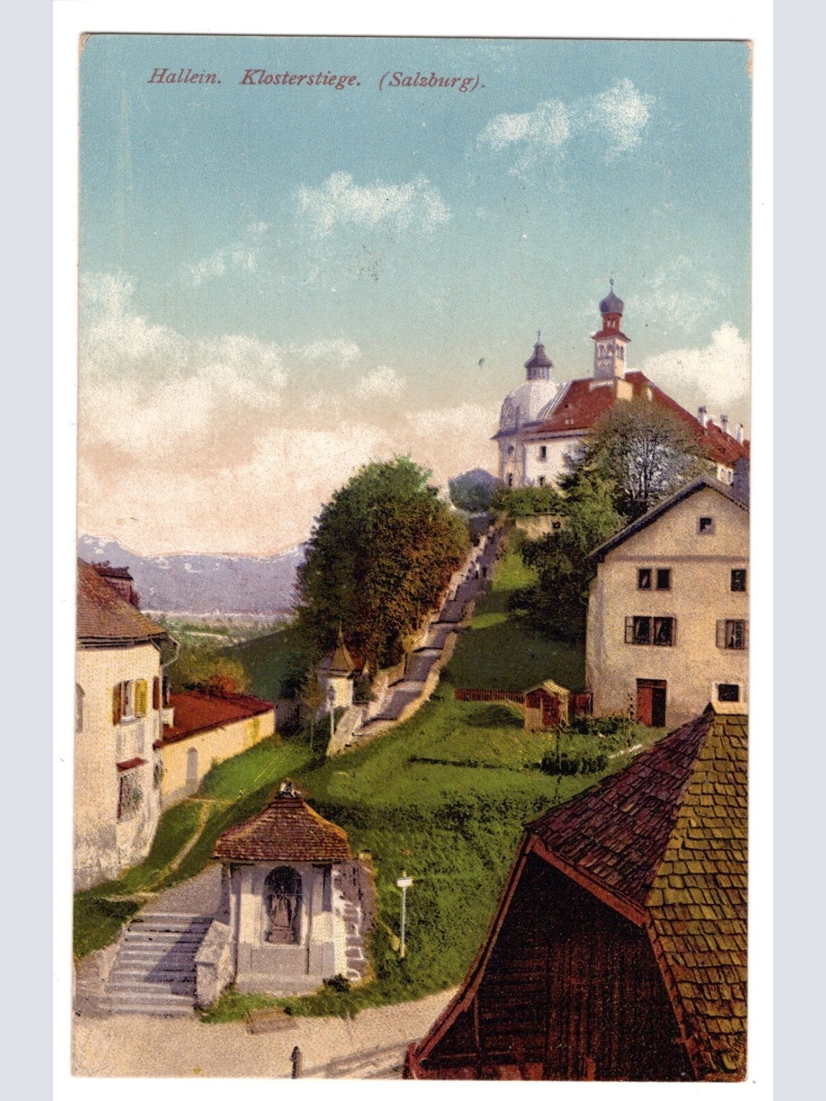 AK, Hallein, Klosterstiege, Salzburg, Ansichtskarte (S6430)