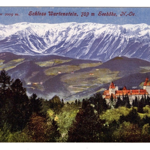 AK, Schloss Wartenstein, Niederösterreich, Ansichtskarte (S6458)