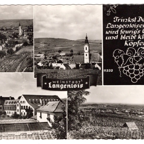 AK, Weinstadt Langenlois, Niederösterreich, Ansichtskarte (S6472)