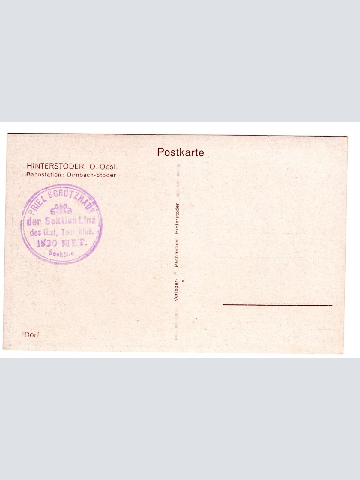 AK, Hinterstoder, Oberösterreich, Ansichtskarte (S6481)