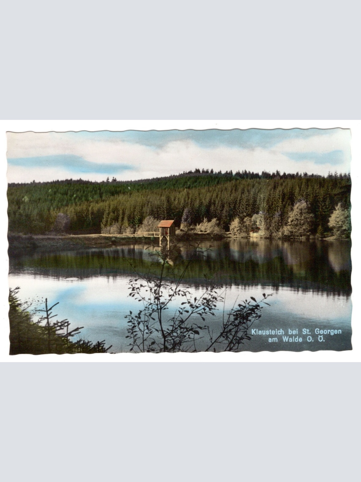 AK, Klausteich bei St. Georgen am Walde, Oberösterreich, Ansichtskarte (S6485)