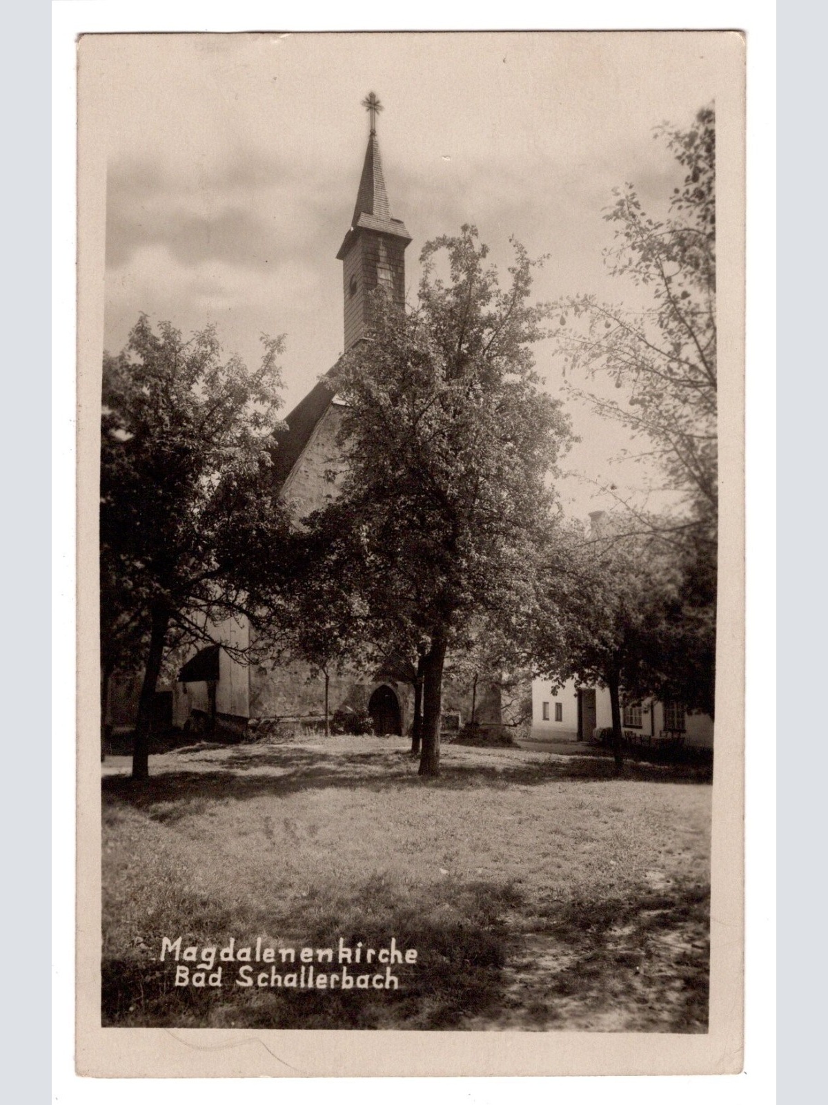 AK, Magdalenenkirche, Bad Schallerbach, Oberösterreich, Ansichtskarte (S6487)