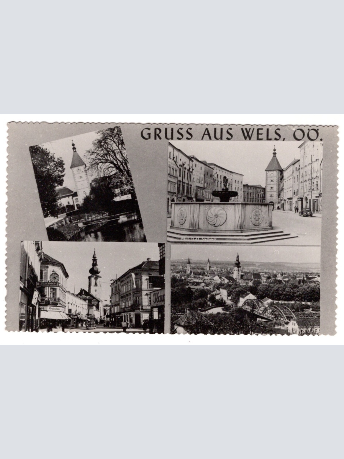 AK, Gruß aus Wels, Oberösterreich, Ansichtskarte (S6489)