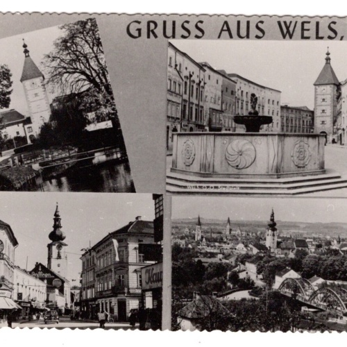 AK, Gruß aus Wels, Oberösterreich, Ansichtskarte (S6489)