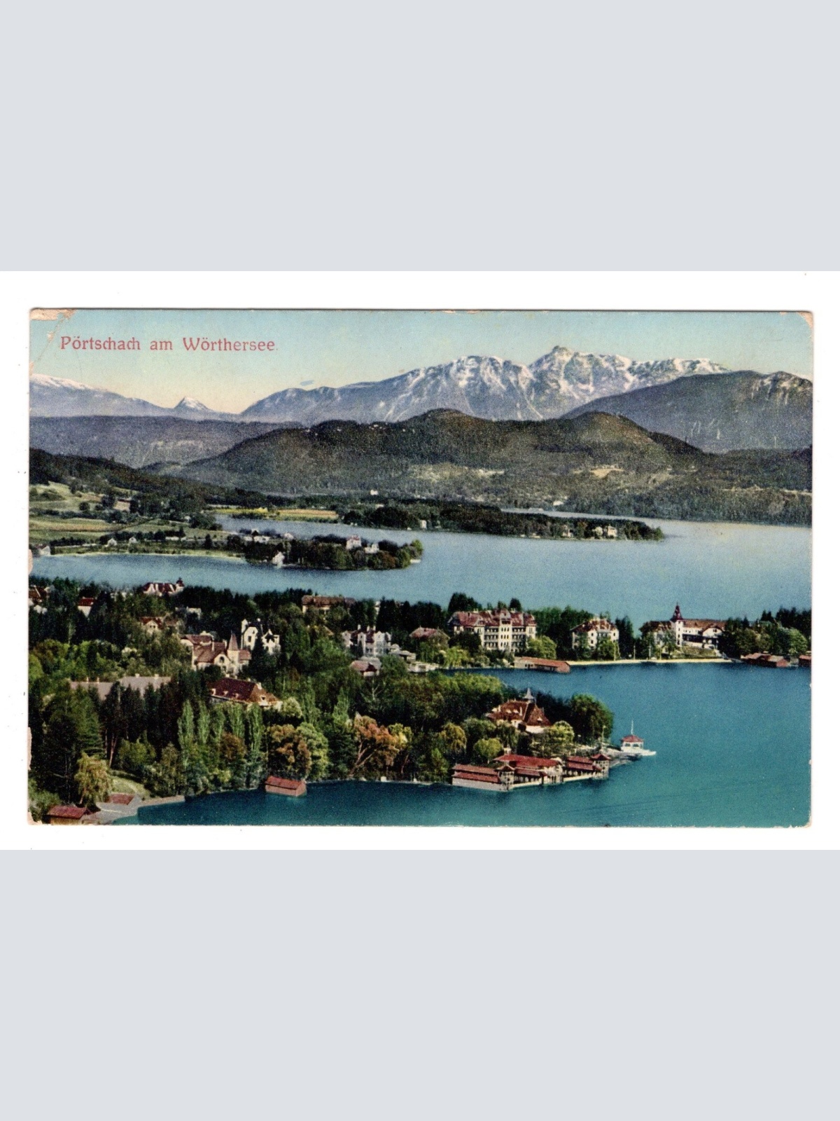 AK, Pörtschach am Wörthersee, Kärnten, Ansichtskarte (S6499)