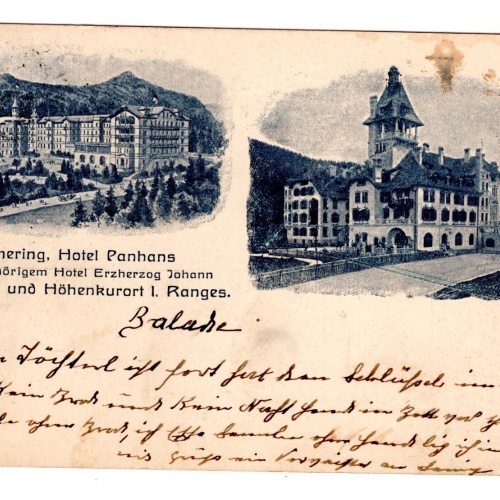 AK, Semmering, Hotel Panhans, Niederösterreich, Ansichtskarte (S6534)
