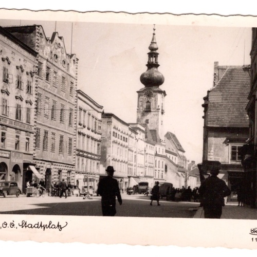 AK, Wels, Stadtplatz, Oberösterreich, Ansichtskarte (S6556)