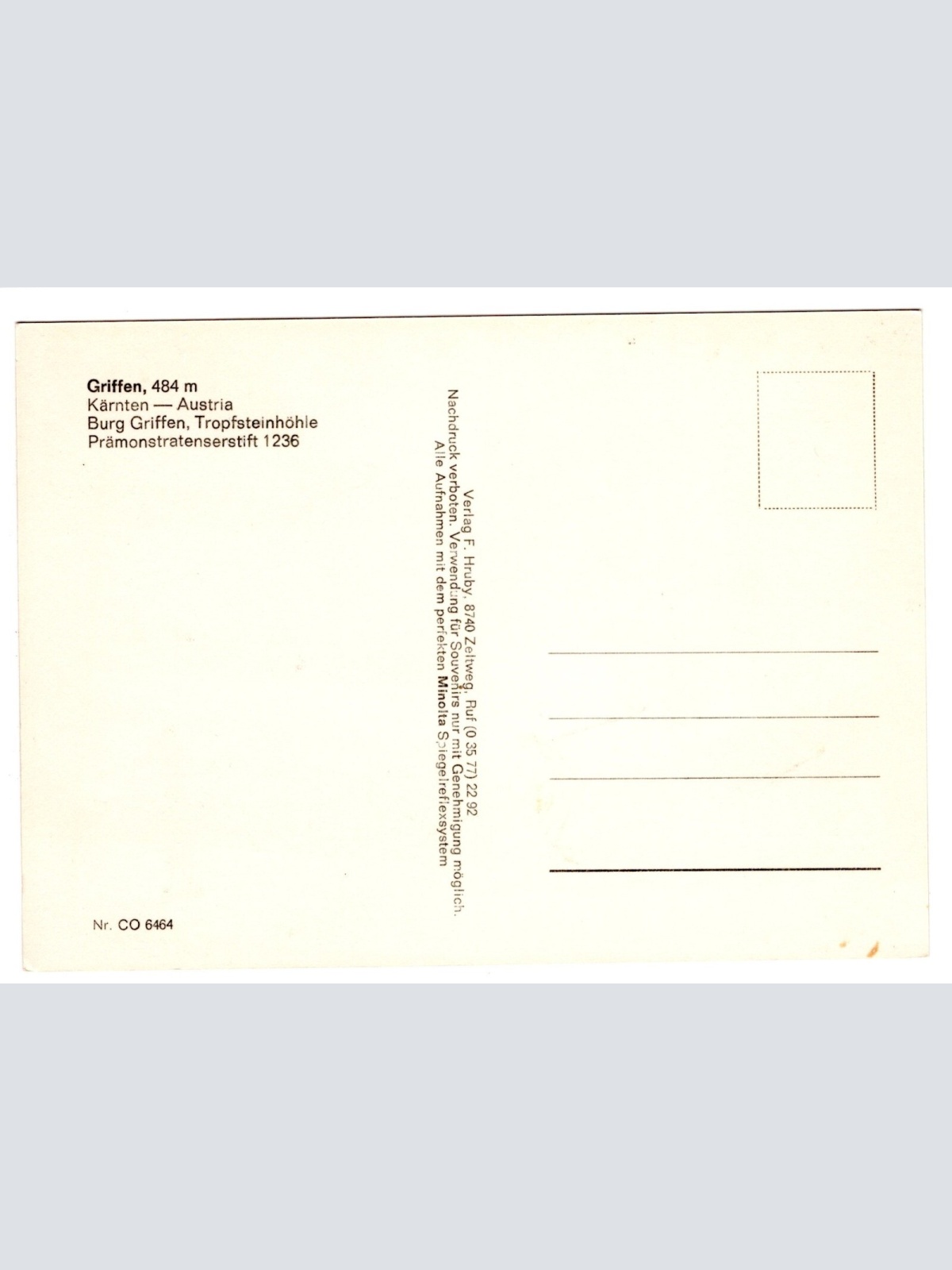 AK, Griffen, Kärnten, Burg, Ansichtskarte (S6583)