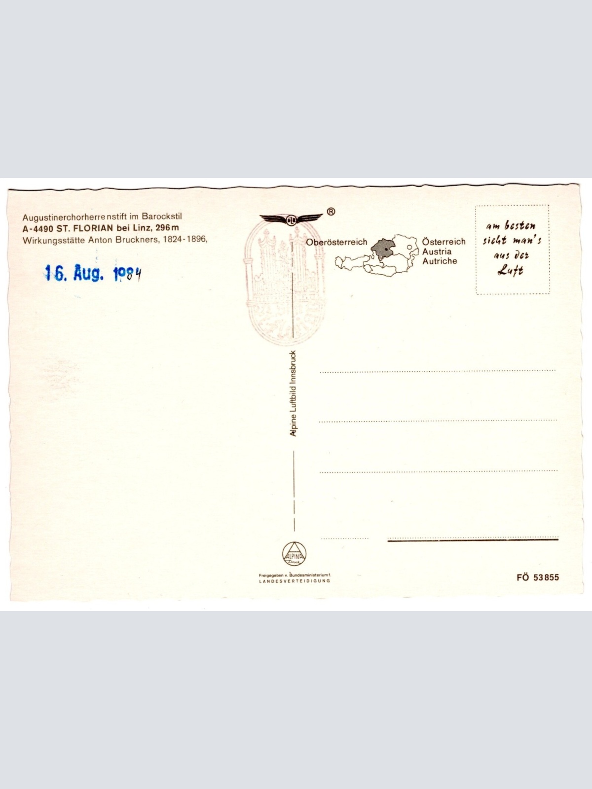 AK, Stift St. Florian, Oberösterreich, Ansichtskarte (S6587)