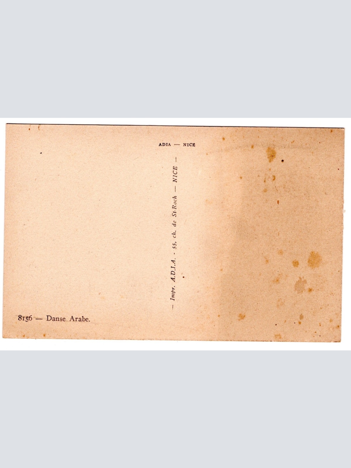 AK, Danse Arabe, Ansichtskarte (S6599)